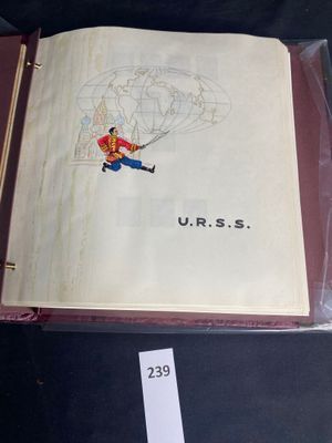a book with a drawing of a man on it