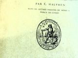 un vieux livre sur lequel figure l'image d'un prince
