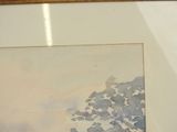 a picture of a picture of a watercolor painting on the wall
