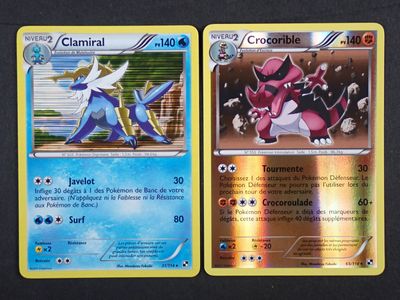 Carte Pokemon Contenu : Ensemble de 2 cartes rares reverse d…