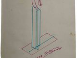 une image représentant un dessin d'une bougie sur une feuille de papier