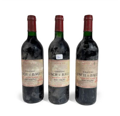 Château Lynch-Bages Pauillac, 3 blles