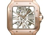a close up of a watch on a white background with a white background