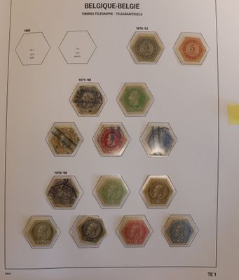 a lot of different stamps on this sheet of paper