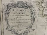 an old map of europe with a picture of a man on it