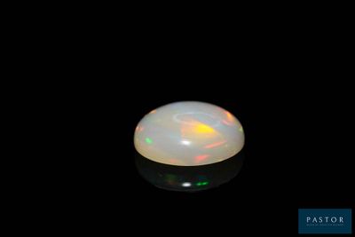 an oplite is shown in the dark with a black background