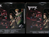 two boxed boxes of action figures of a man and a woman