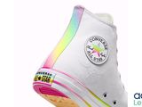 converse all star rainbow high top sneaker