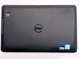 the back view of a dell laptop with its lid open