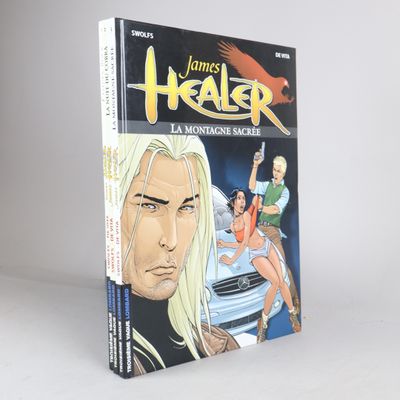 la couverture de *La Motion Noir* de James Healer, un roman graphique de James Healer