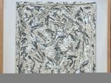 une image représentant une peinture abstraite dans un cadre en bois
