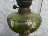 a lamp that is sitting on top of a table