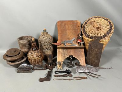 a lot of items that are sitting on a table