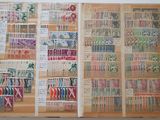 a book with a bunch of stamps on it