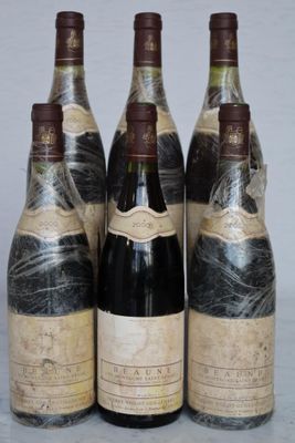 Six bouteilles de Beaune "en montagne Saint-Désiré" 2000