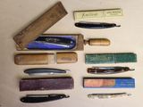 many different types of pens and pencils laid out on a table