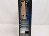 a close up of a computer tower with a keyboard and mouse