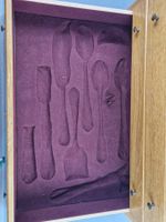 Coffret de ménagère en chêne et placage de chêne teinté, ouv… (photo 5)