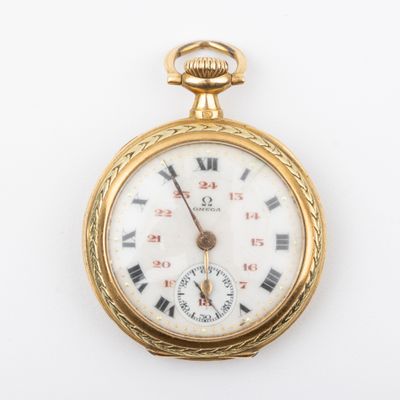 une montre de poche ancienne avec des chiffres romains sur le cadran