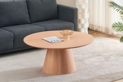 10 / Table basse BREDA couleur chêne clair - La table b…