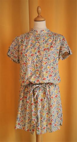 CACHAREL Liberty – Petite robe courte d’été fleuri. Taille : 38 à...
