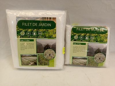 Lot de 18 filets de jardin - 2x5m et 2x10m - Photo 1