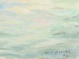 an image of a painting of a person on a surfboard in the water