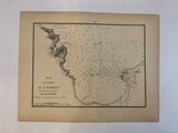 an old map of the city of albany, new york, showing the location of the town