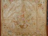 a close up of a piece of cloth with flowers on it