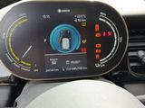 a car dashboard with a digital display on it