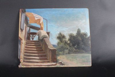 Jean FOUR Maison Léon, Lot Huile sur carton signée en bas à …