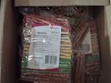 a box full of assorted food items in it