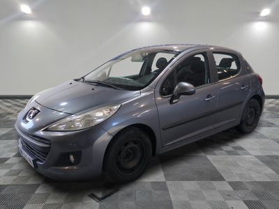 a picture of a small car parked in a garage