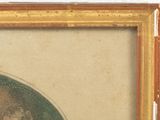 portrait of a man with a beard and mustache in a gold frame