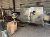 a machine that is sitting inside of a building