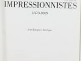 the cover of the book les annes impressionnistes 1870 - 1880