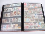 a book with a lot of stamps on it