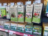 many boxes of green tea on the shelf in the store