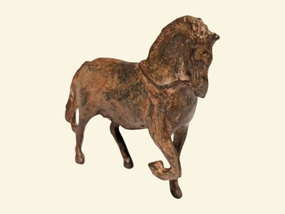 Pierre CHENET (XXe/XXIe) "Cheval marchant"