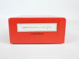 an image of a red box with a white label on it