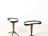 paire de tables d'appoint de style « mid-century modern » dans le style de Person