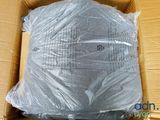 a box with a plastic bag on top of it