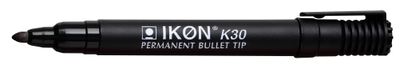 Lot de 10 - IKON - Marqueur permanent K30 - Pointe ogive noi…