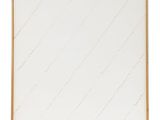 an empty picture frame on a white background with a brown border