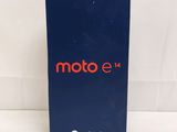 the box of the motorola e4 is open and ready to be used