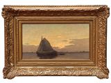 an image of a painting of a sailboat in the water