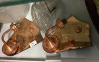 Éléments de lustres, 3 obus en verre de lanterne, paire d'ap… (photo 5)