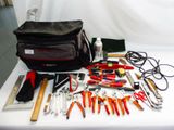 a table with many different tools and tools on it