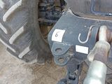 a close up view of a vehicle ' s front tire