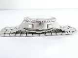 an image of a close up of a watch on a white surface